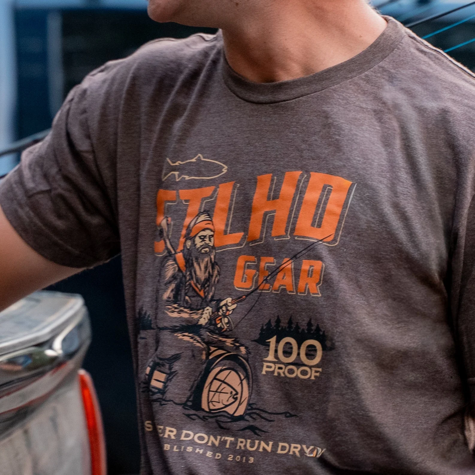 STLHD Men’s Whiskey River T-Shirt - Image 4