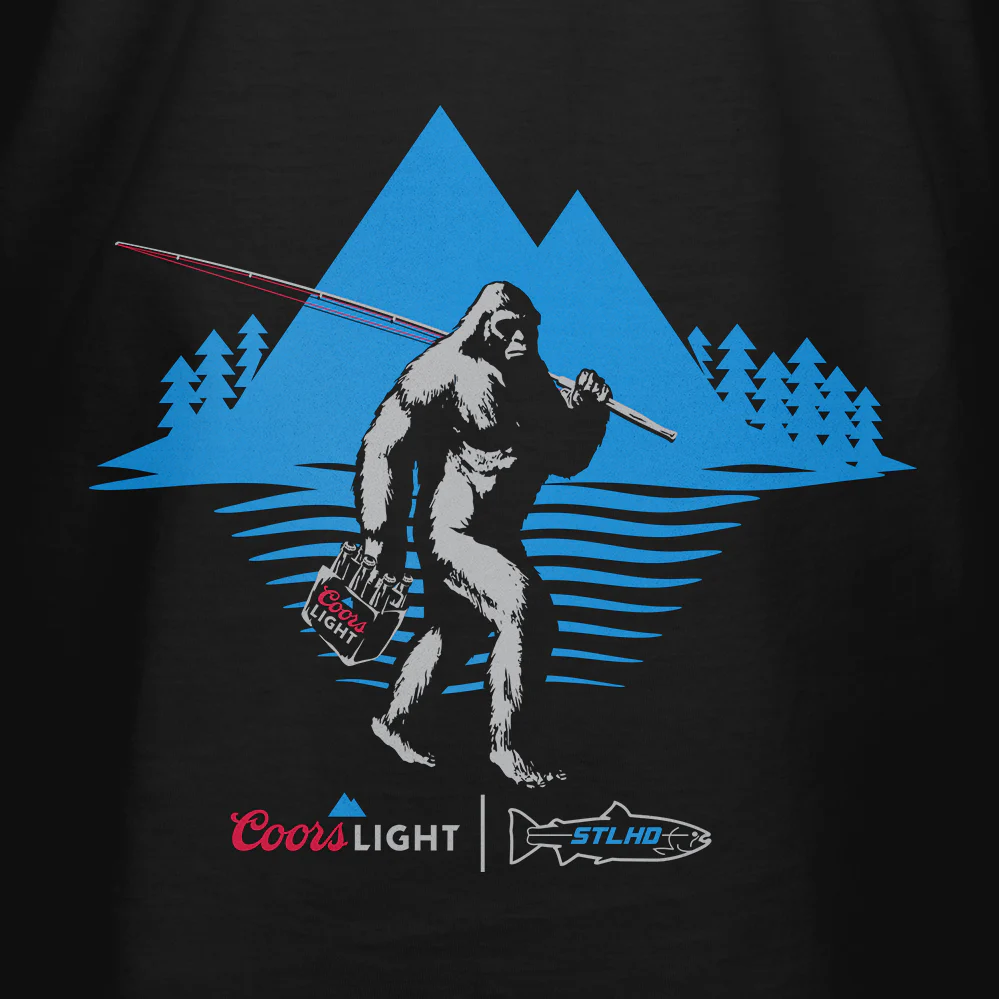 STLHD Men’s X Coors Light BeerFoot Tee - Image 2