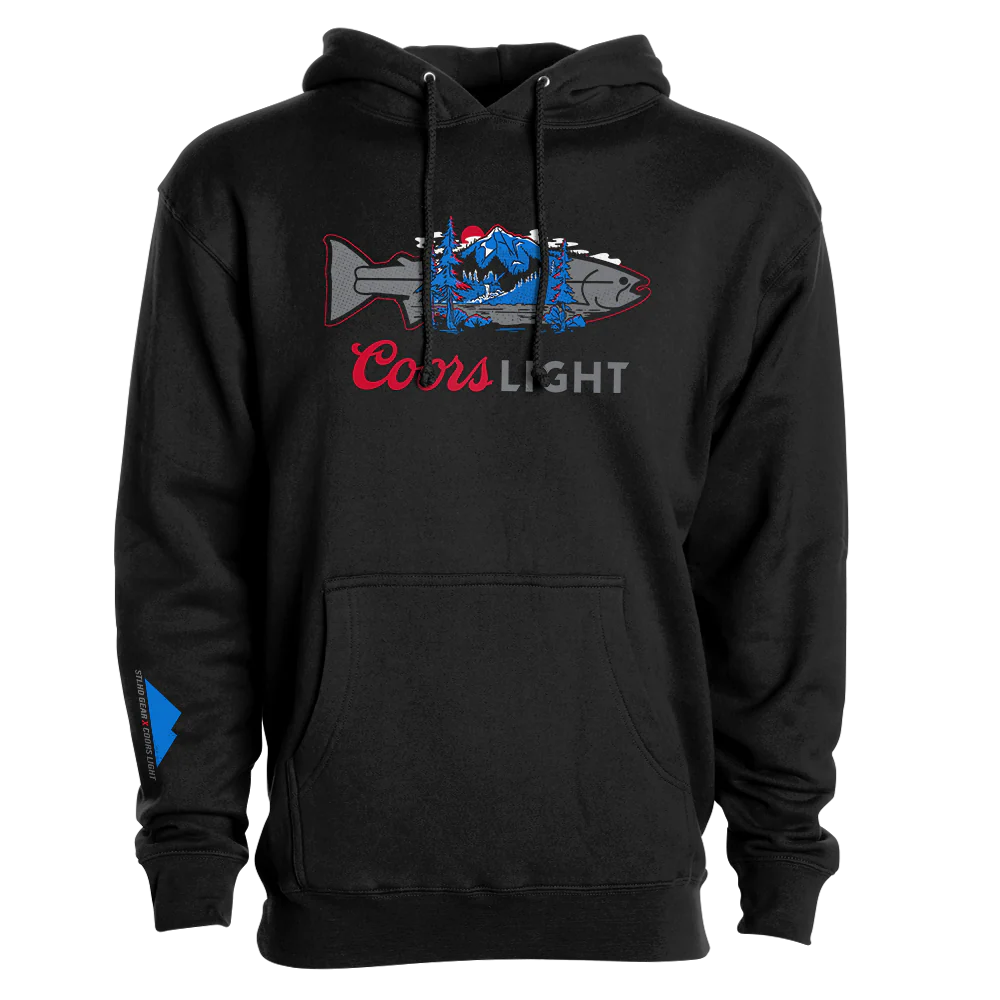 STLHD Men’s X Coors Light Blue Mountains Premium Hoodie