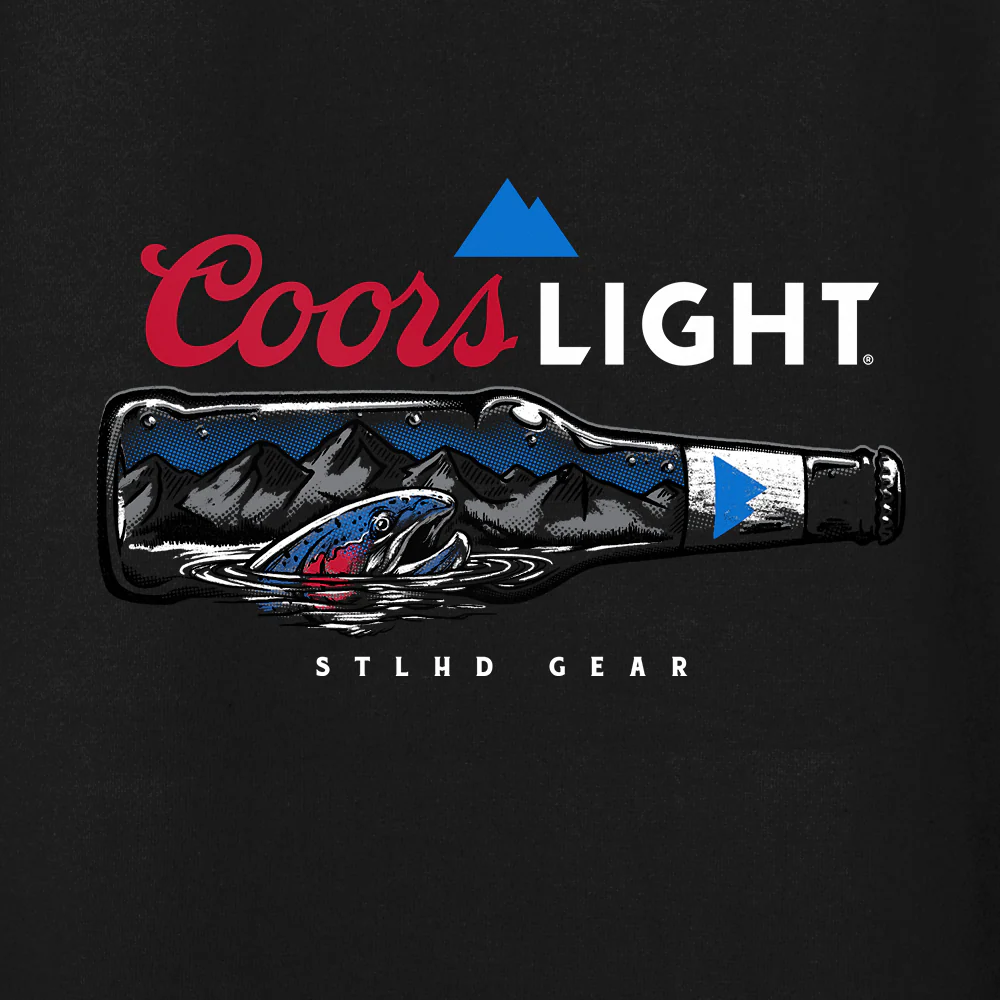STLHD Men’s X Coors Light Bottlescape Premium Hoodie - Image 2