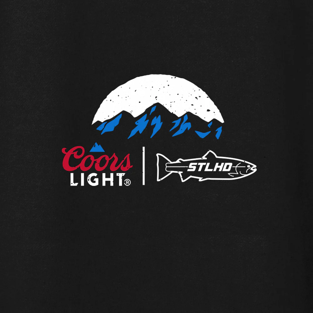 STLHD Men’s X Coors Light Chillin’ Premium Hoodie - Image 3