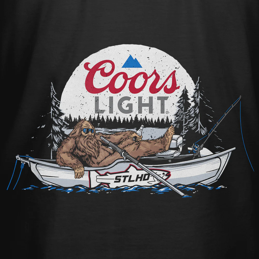 STLHD Men’s X Coors Light Chillin’ Tee - Image 4