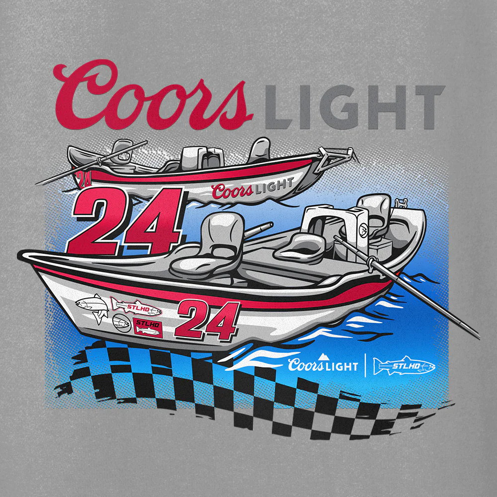 STLHD Men’s X Coors Light Fast Lane Premium Hoodie - Image 3