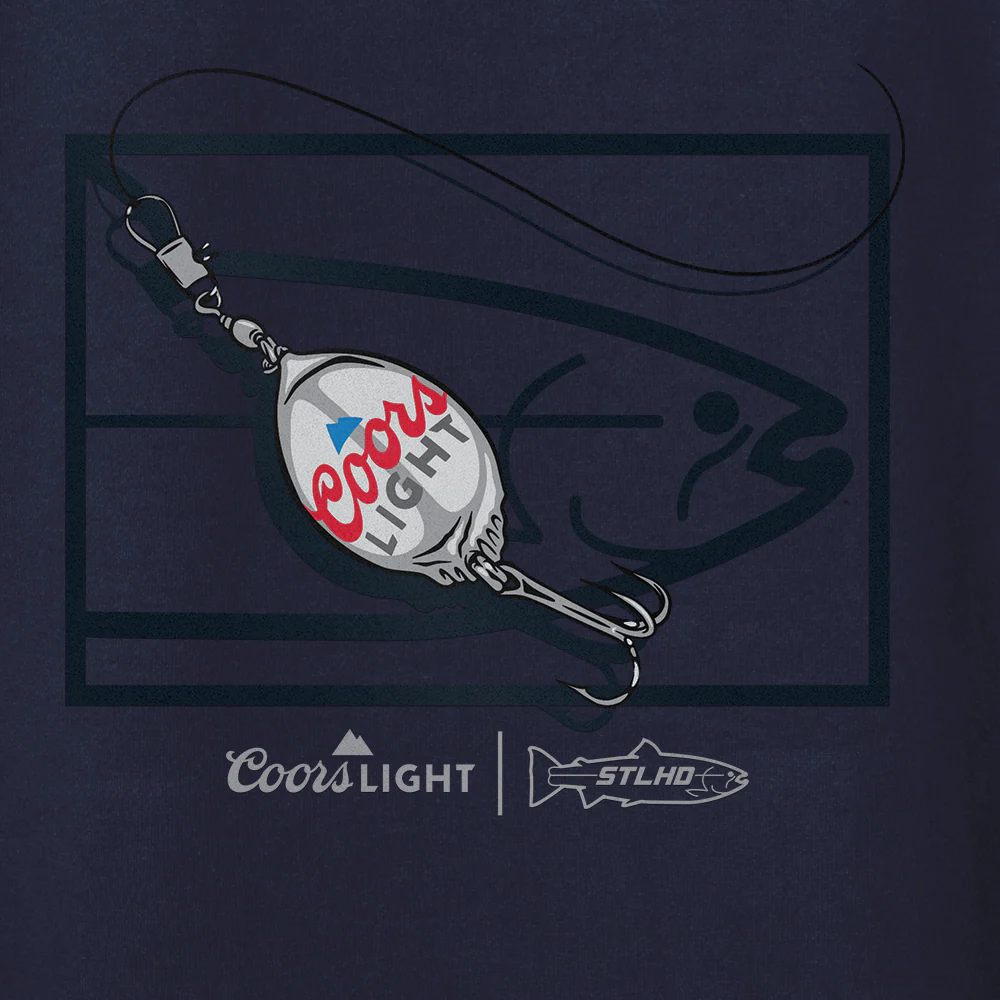 STLHD Men’s X Coors Light Lure Hoodie - Image 3