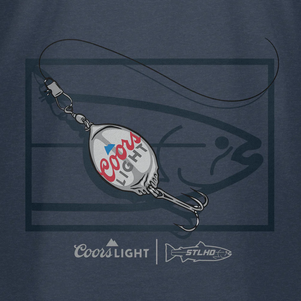 STLHD Men’s X Coors Light Lure Tee - Image 2