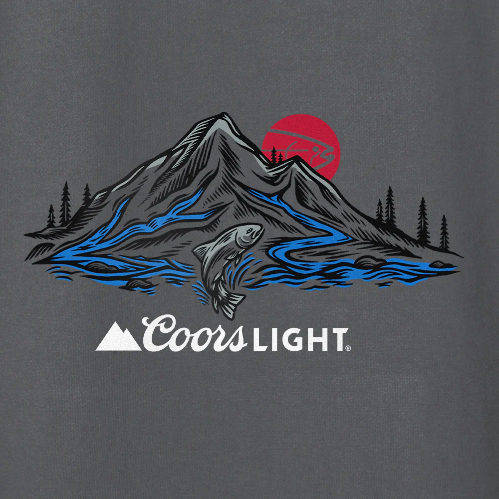 STLHD Men’s X Coors Light Rocky Mountain Cool Premium Hoodie - Image 4