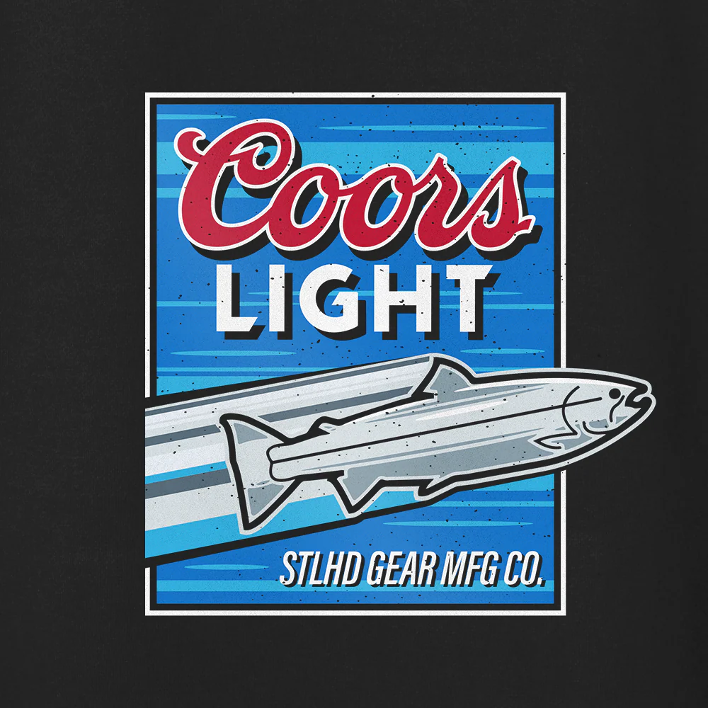 STLHD Men’s X Coors Light Throwback Premium Hoodie - Image 5