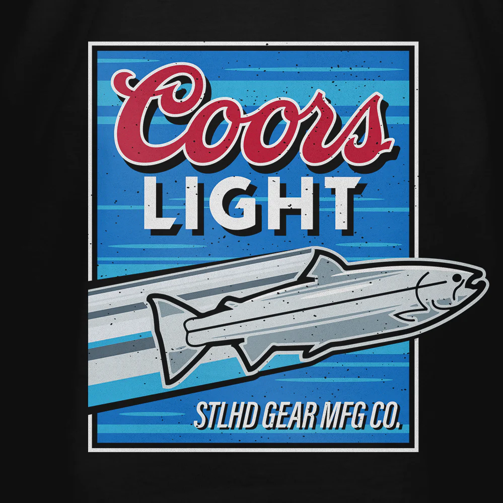 STLHD Men’s X Coors Light Throwback Tee - Image 6