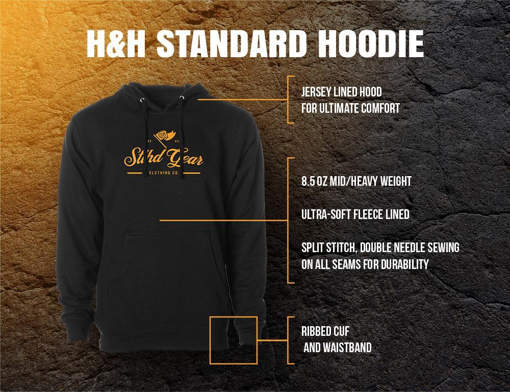 STLHD Men's Saint Sasquatch Black Standard Hoodie - Image 7