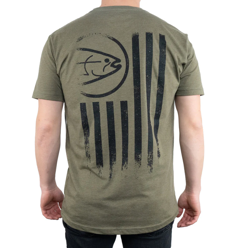 STLHD Men's United T-Shirt Military Green - Image 2