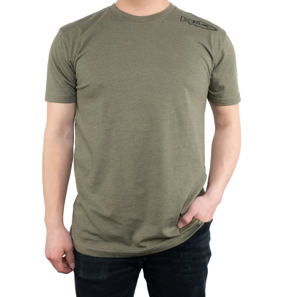 STLHD Men's United T-Shirt Military Green - Image 3
