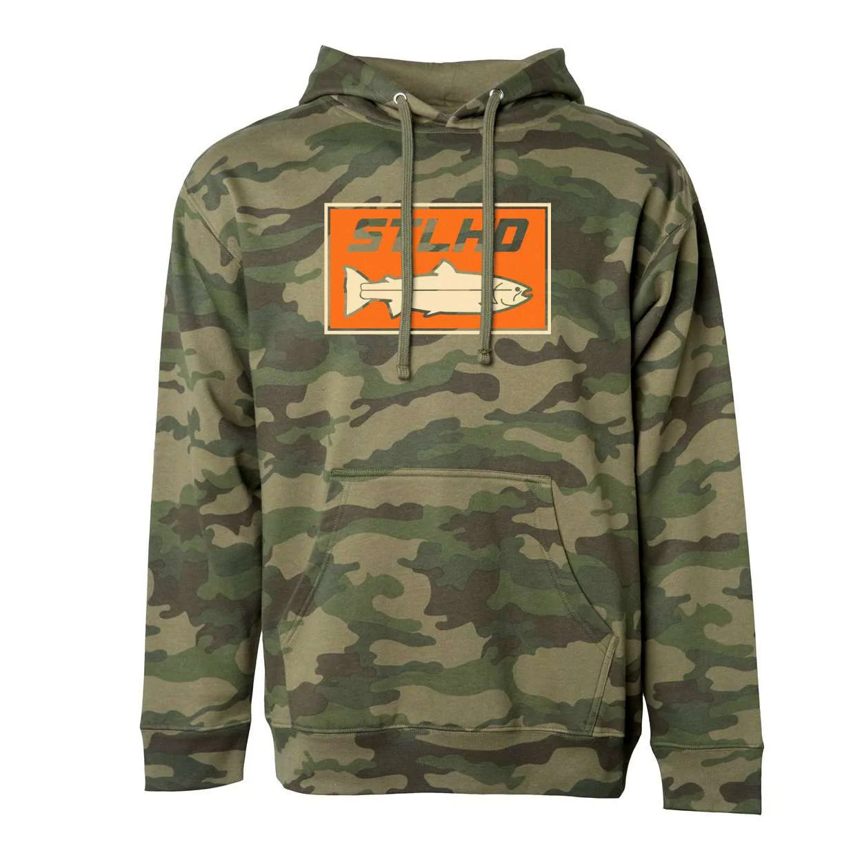 STLHD Men's Woodlands Camo Standard Hoodie