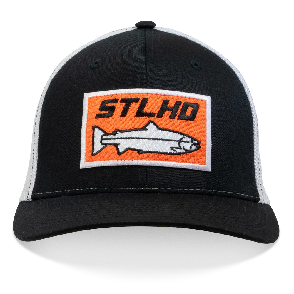 STLHD Standard Black/White Flex fit Hat - Image 2