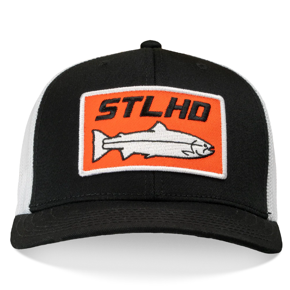 STLHD Standard White & Black Trucker Hat - Image 2