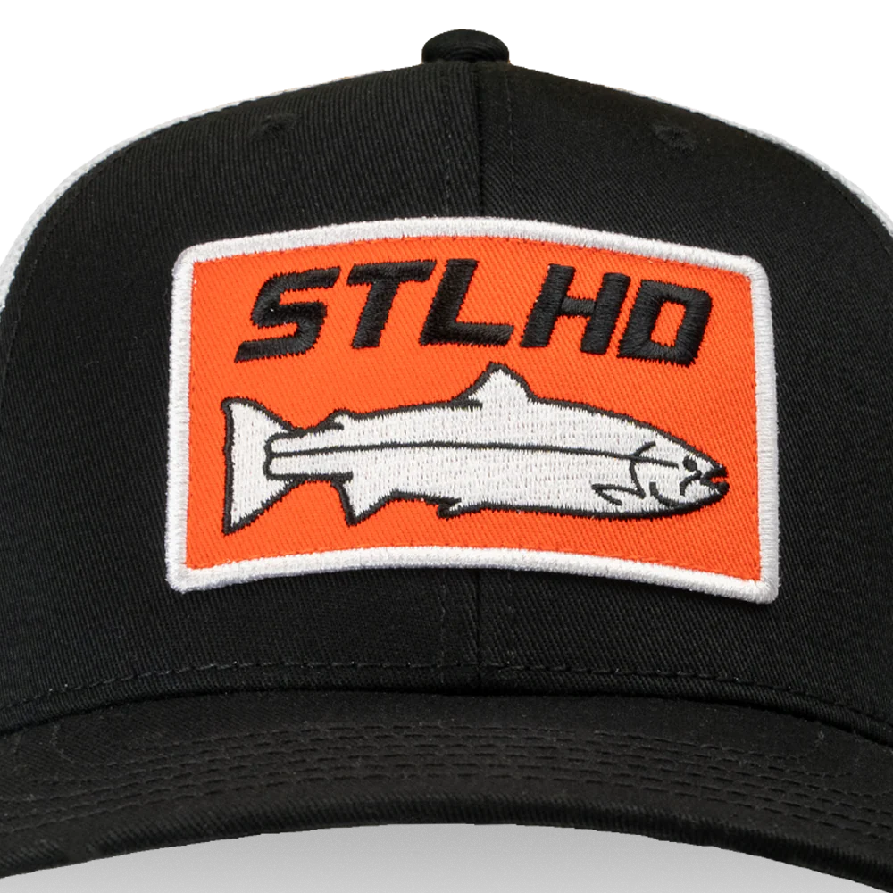 STLHD Standard White & Black Trucker Hat - Image 4