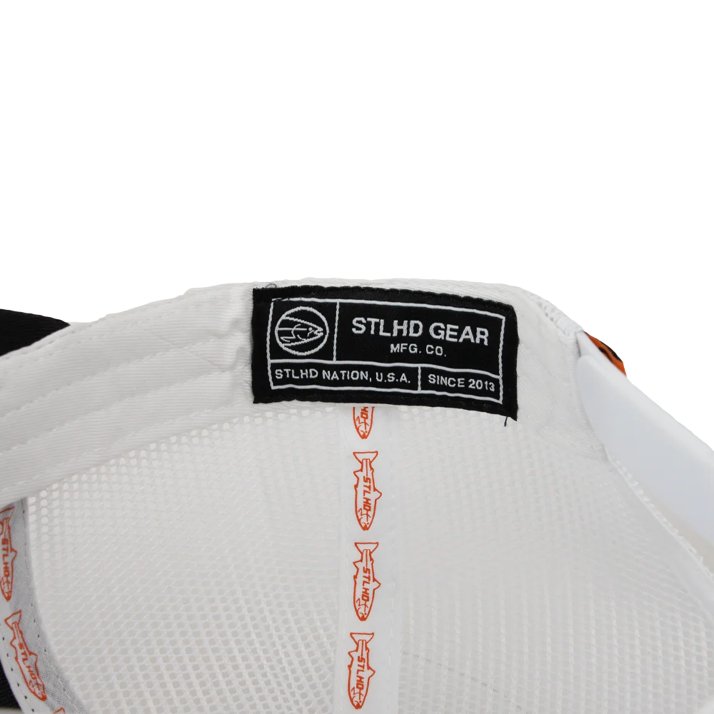 STLHD Standard White & Black Trucker Hat - Image 5
