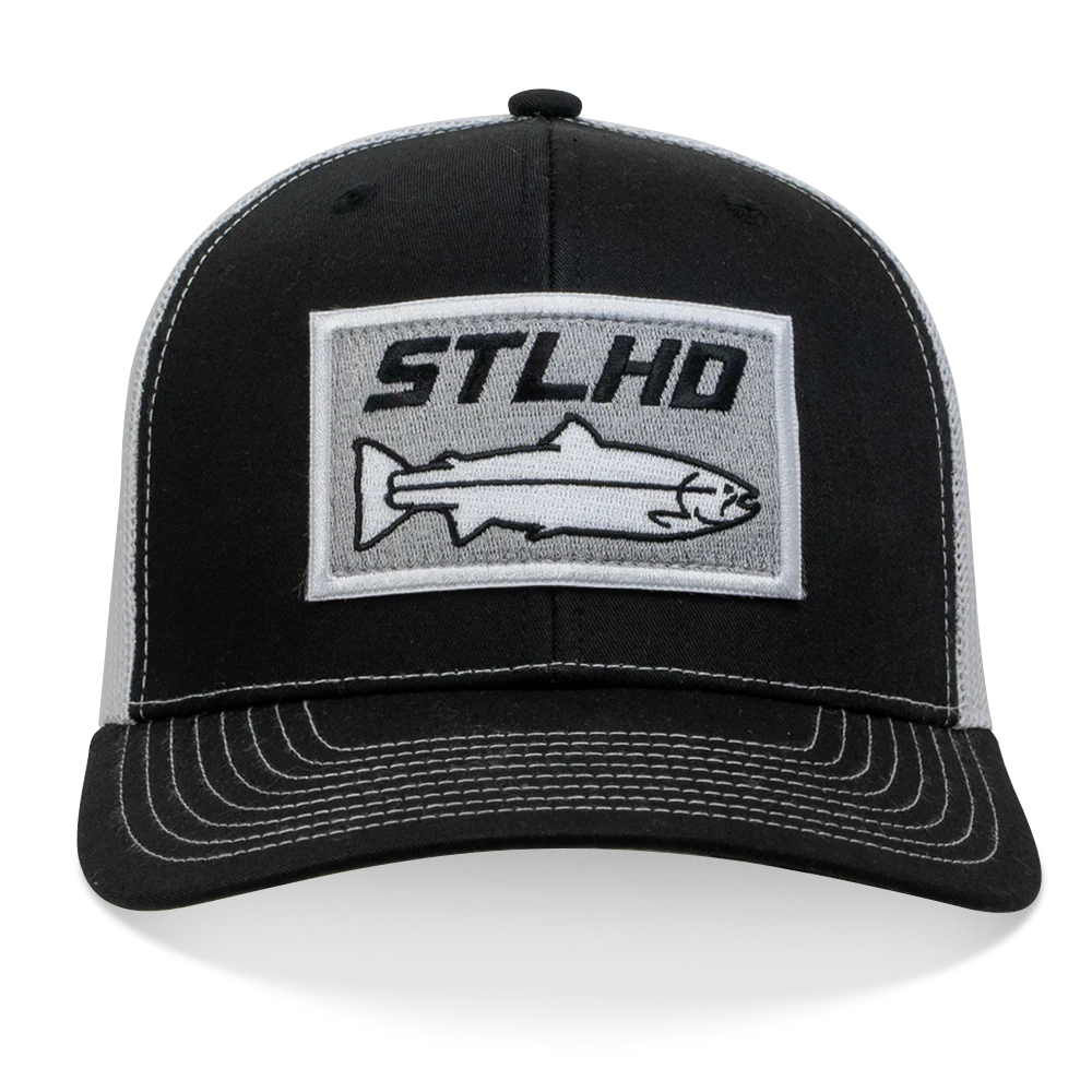 STLHD Winter Ice Black/White Trucker Snapback Hat - Image 2
