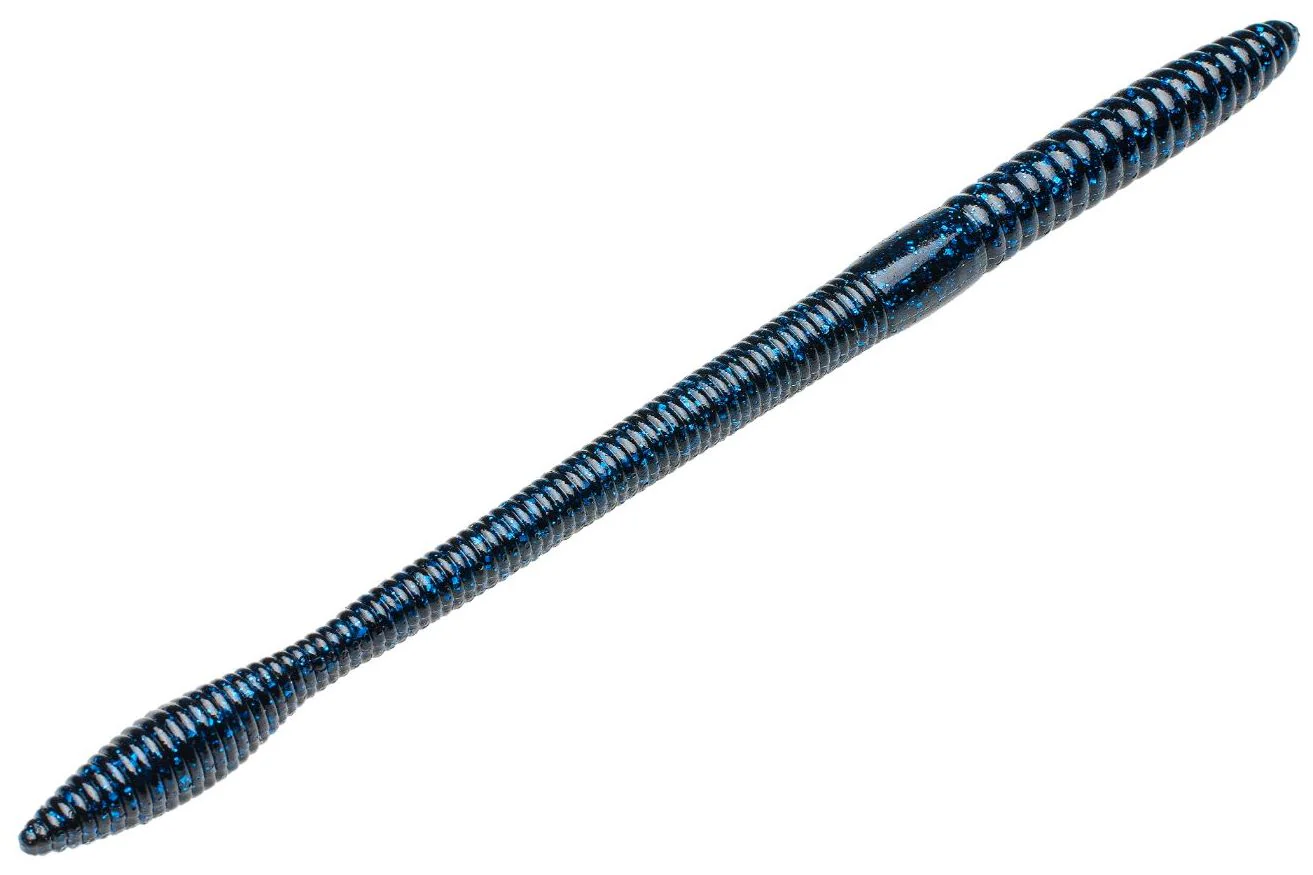 Strike King KVD Bull Worm 10 inch Soft Plastic Worm 5 pack - Image 2