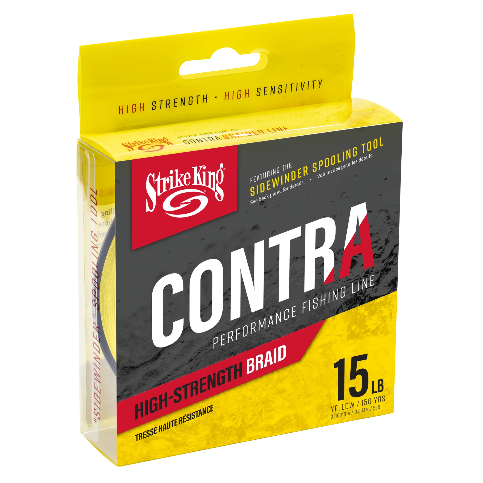 Strike King Contra Braid - Hi-Vis Yellow - Image 4