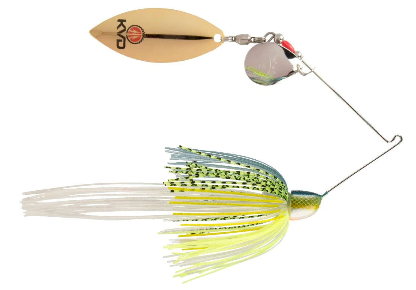 Strike King KVD 3/8 oz. Colorado Willow Spinnerbait - Image 2