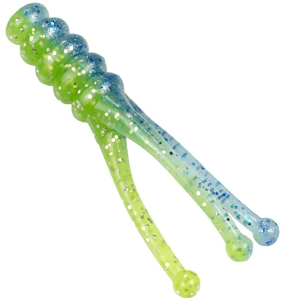 Mr. Crappie Joker Triple Tail Soft Plastic Grub - 15 pack - Image 2