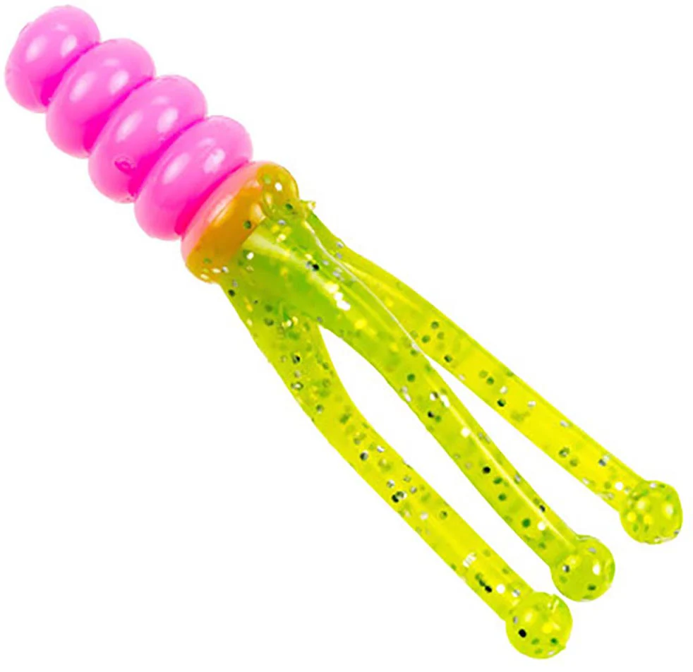 Mr. Crappie Joker Triple Tail Soft Plastic Grub - 15 pack - Image 6
