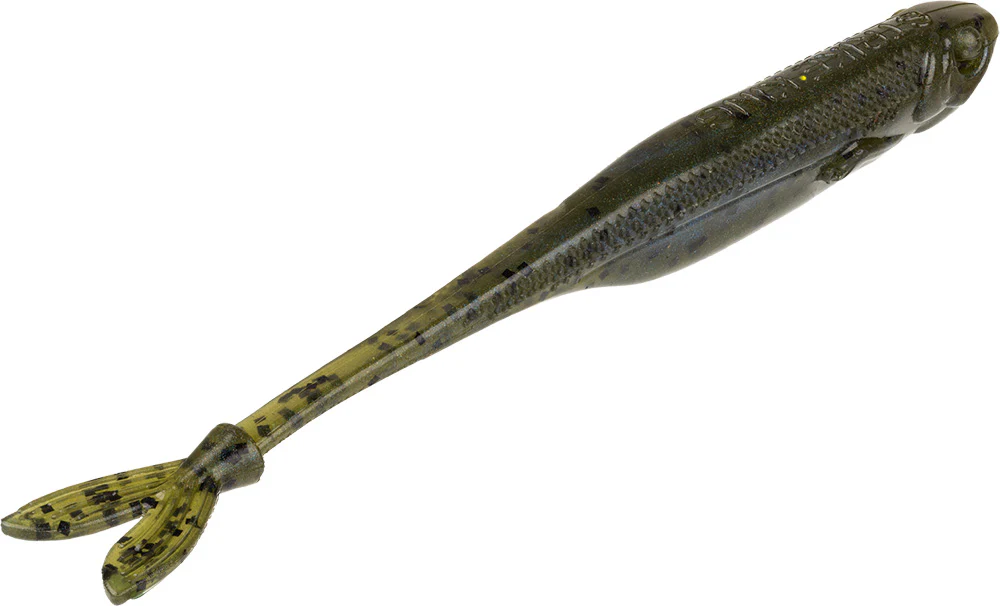 Strike King Spotlight Split Minnow Soft Jerkbait - 4 Inch - Image 5