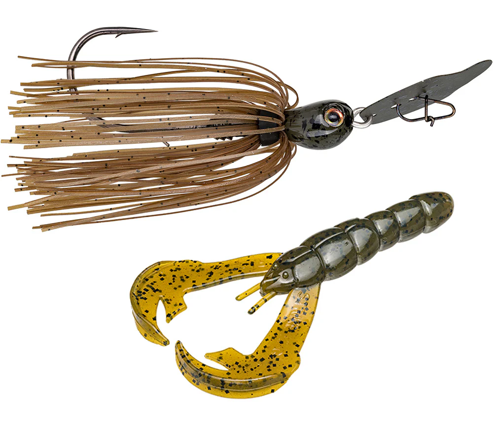 Strike King Thunder Cricket & Rage Craw Bladed Jig Combo - Image 15