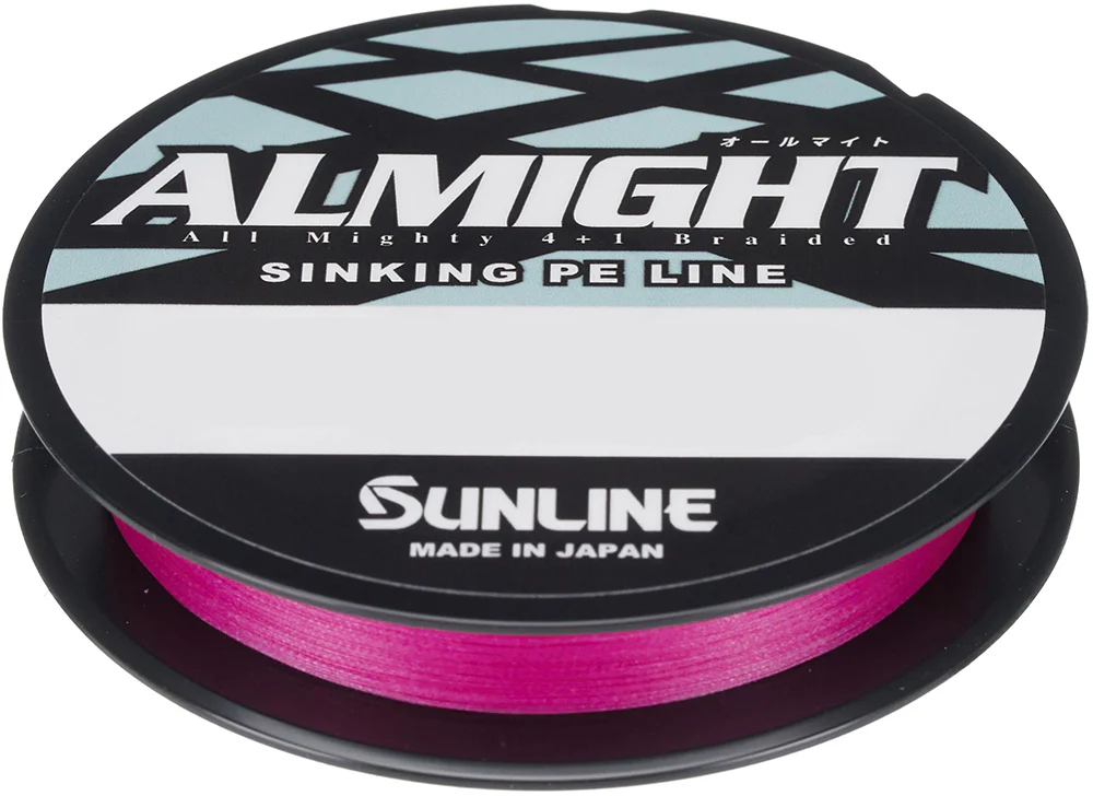 Sunline Almight HSG Pink Braided Line Bulk Spools - 600 Yards