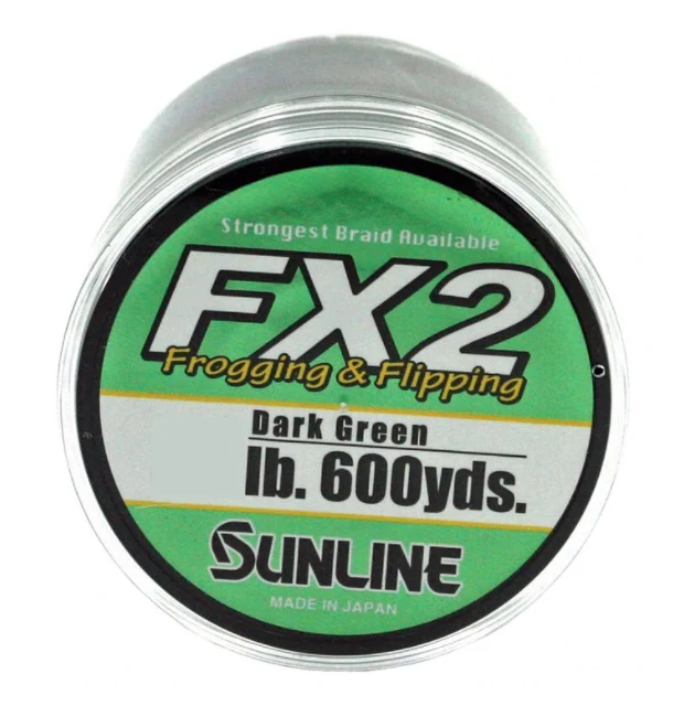 Sunline FX2 Frogging and Flipping Dark Green Braided Line 600 yd - Image 2