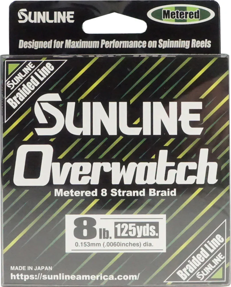 Sunline Overwatch Metered Chartreuse & Orange Braid Standard Spools - 125 Yards - Image 2