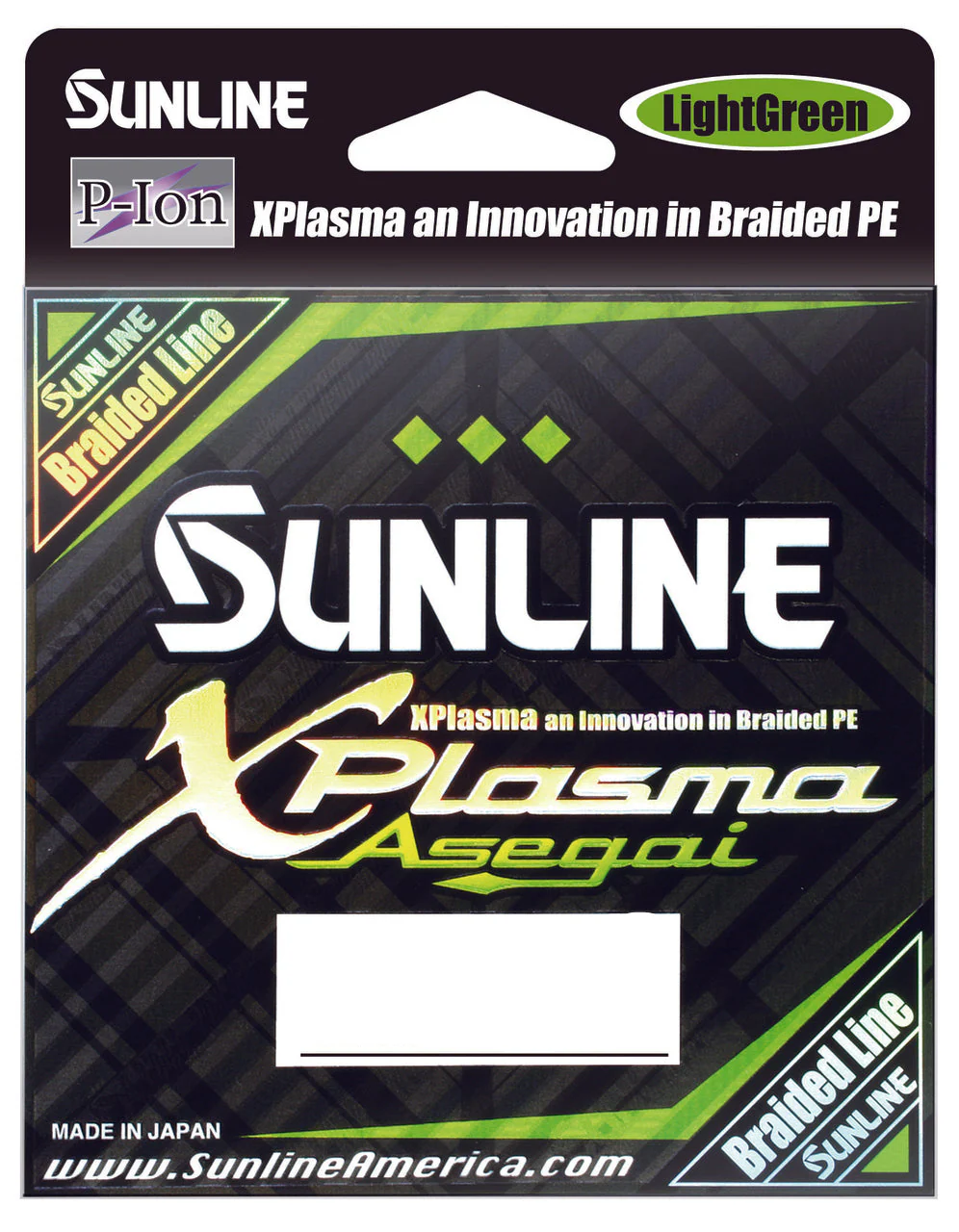 Sunline Xplasma Asegai Green Braided Line 165 Yards - Image 2