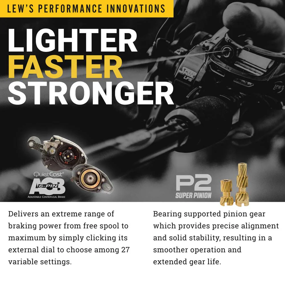 Team Lew's Pro TI Gen 2 Baitcasting Reel - Image 9