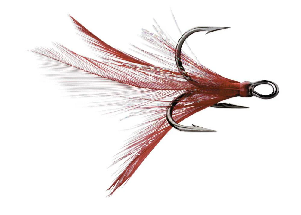 VMC 8651DT Feather Dressed X-Rap Treble Hook 2 pack - Image 13