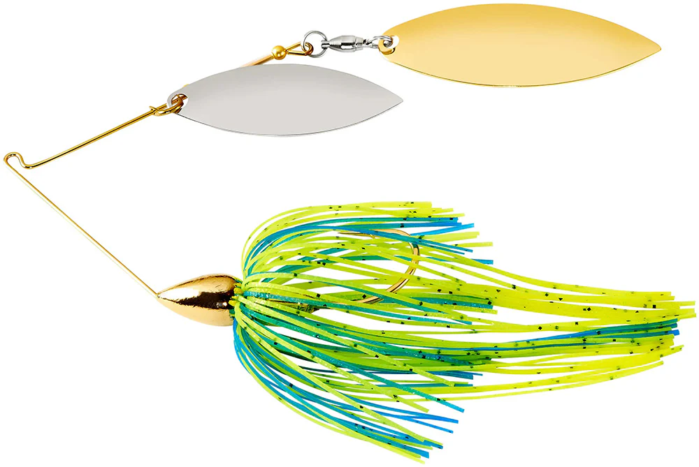 War Eagle Double Willow Gold Frame Spinnerbait - 1/2 oz - Image 2