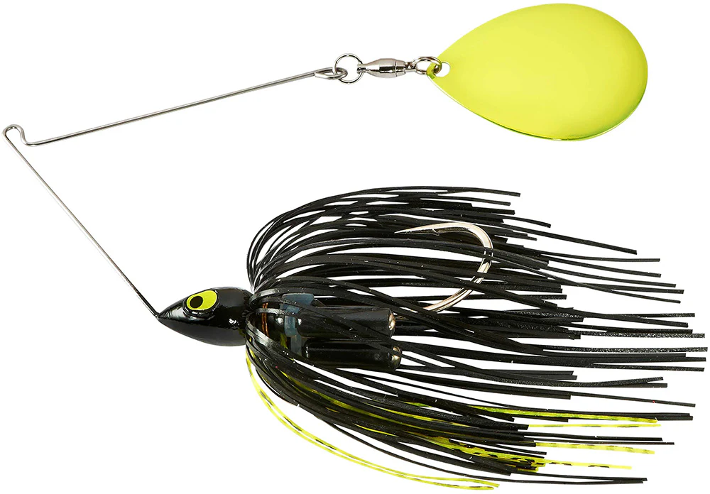 War Eagle Painted Head Night Time Single Colorado Spinnerbait - 1/2 oz - Image 3