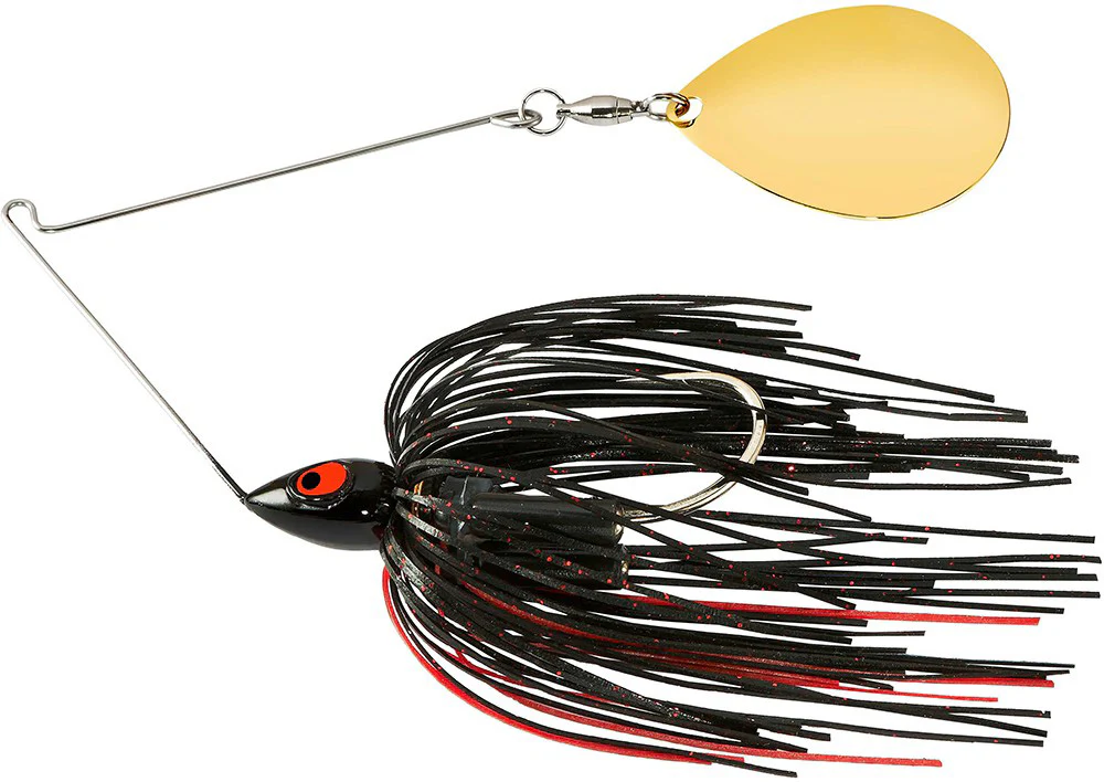 War Eagle Painted Head Night Time Single Colorado Spinnerbait - 1/2 oz - Image 7