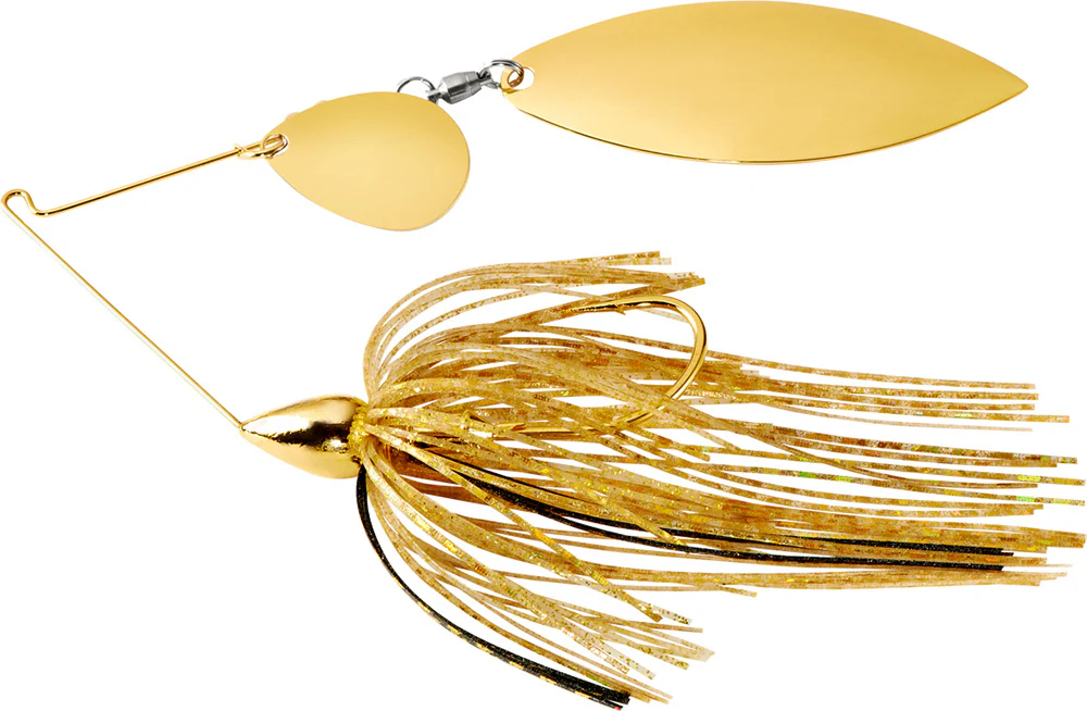 War Eagle Tandem Colorado Willow Gold Frame Spinnerbait - 1/2 oz - Image 2