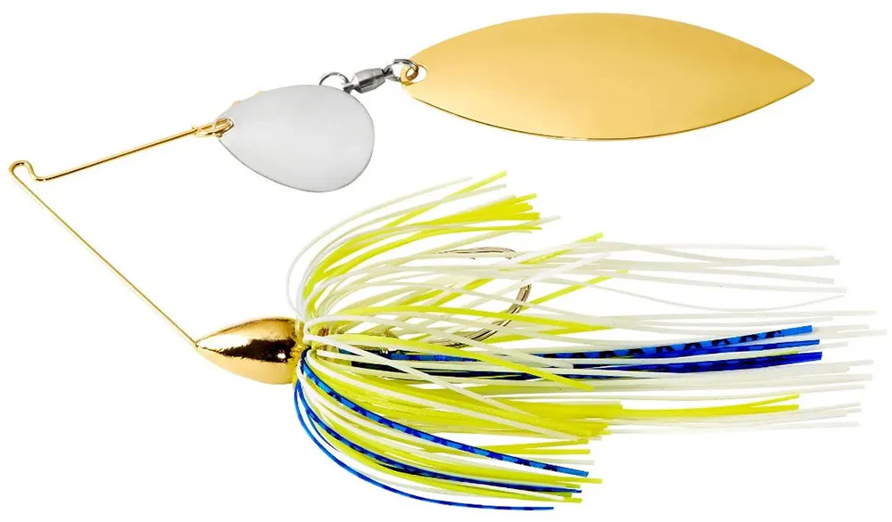 War Eagle Tandem Colorado Willow Gold Frame Spinnerbait - 1/2 oz - Image 8