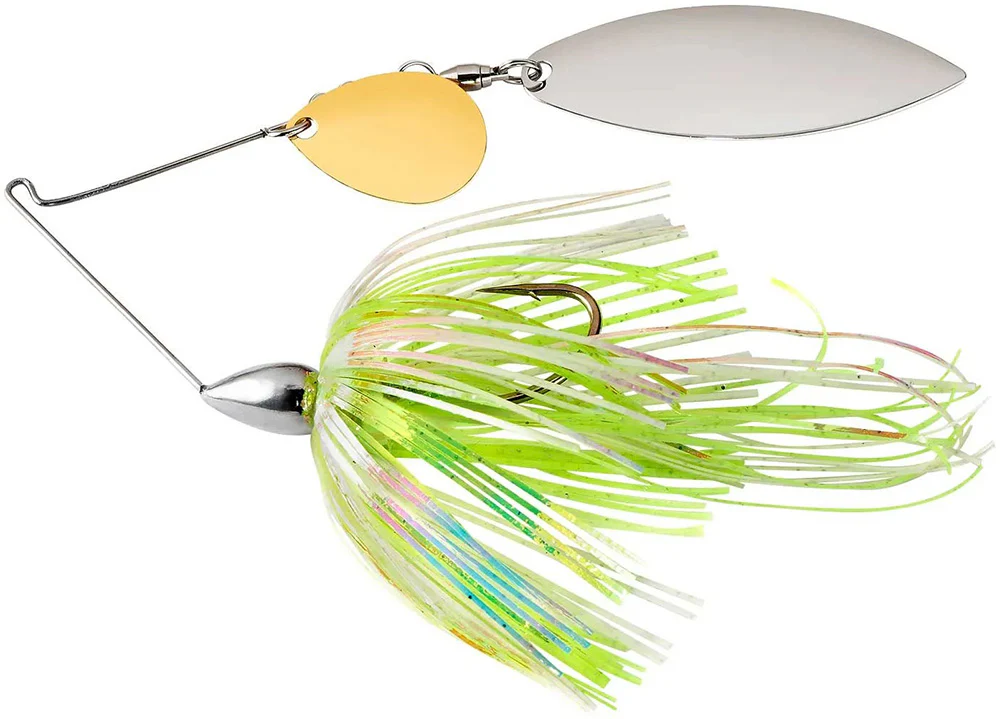 War Eagle Tandem Colorado Willow Nickel Frame Spinnerbait - 3/8 oz - Image 4