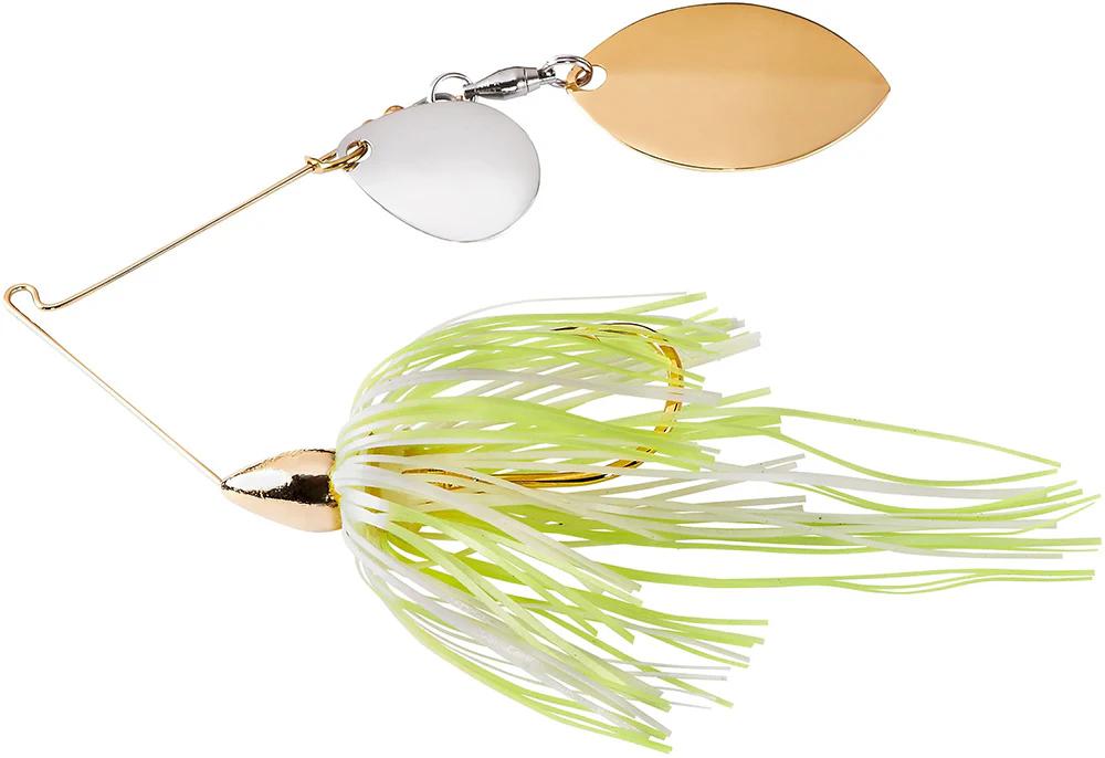 War Eagle Tandem Indiana Colorado Finesse Gold Frame Spinnerbait - 5/16 oz - Image 3