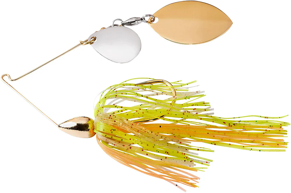 War Eagle Tandem Indiana Colorado Finesse Gold Frame Spinnerbait - 5/16 oz - Image 5
