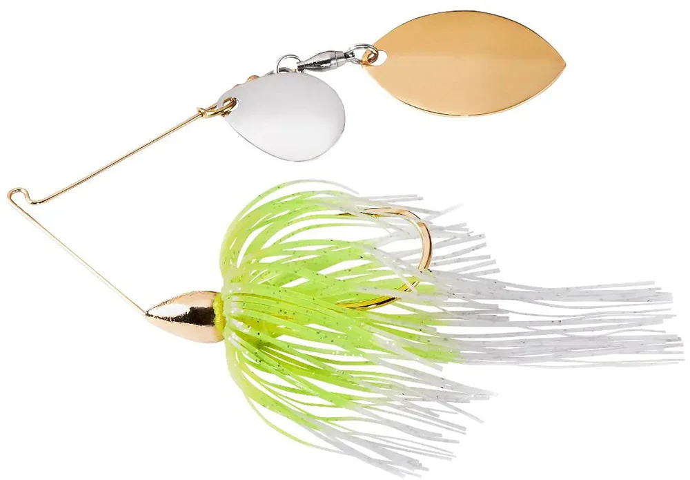 War Eagle Tandem Indiana Colorado Finesse Gold Frame Spinnerbait - 5/16 oz - Image 7