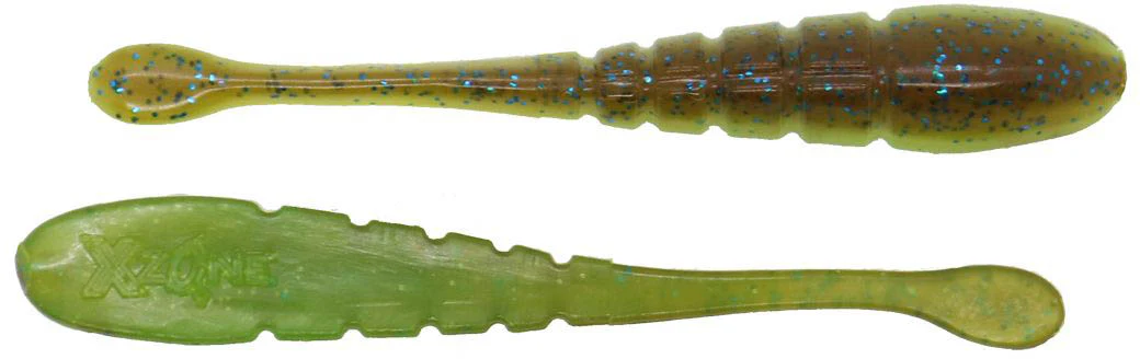 Xzone Pro Series Finesse Slammer 3 1/4 inch Drop Shot Bait 10 pack - Image 19