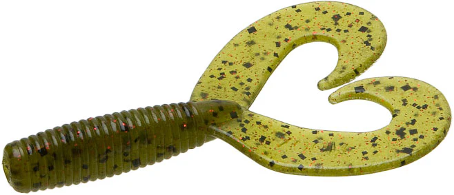 Zoom Fat Albert Twin Tail Grub Jig Trailer - 3.5 Inch - Image 12